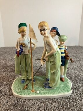 Norman Rockwell “Missed” 1951  Golf Figurine